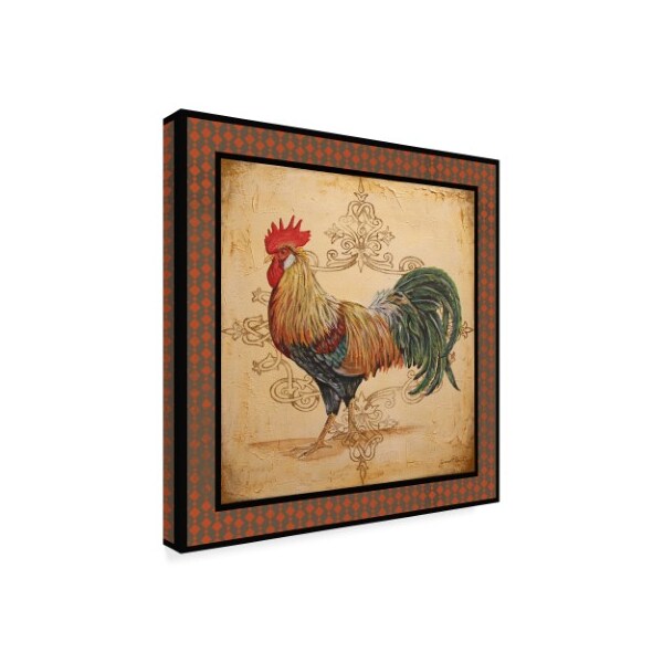 Jean Plout 'Cockadoodledoo 3' Canvas Art,14x14